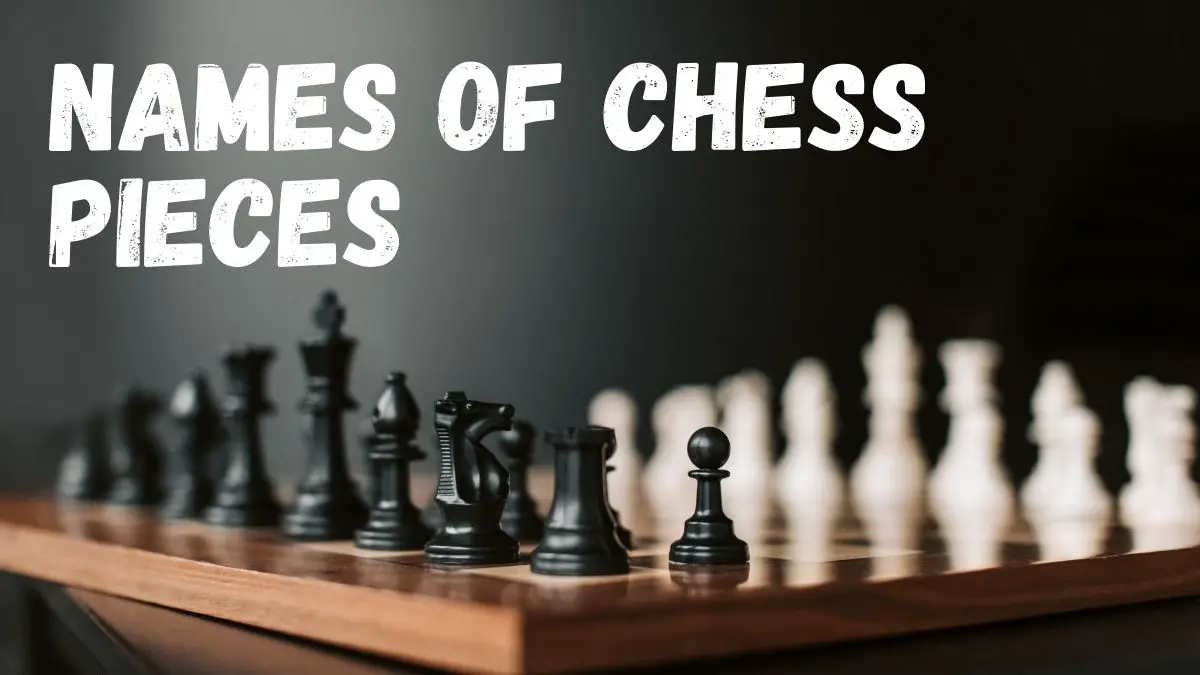 pictures of chess pieces and their names
