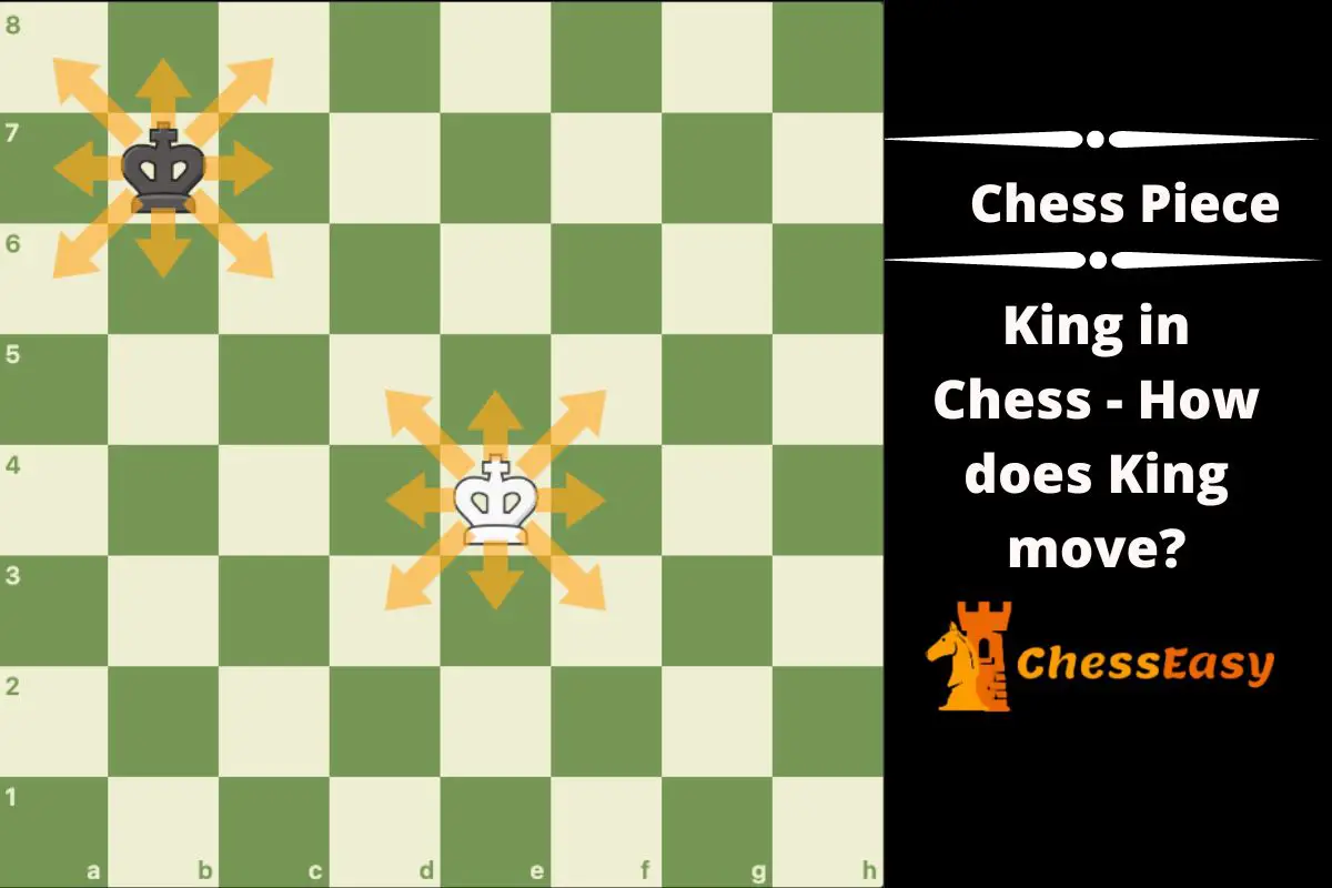 king in chess- how does king move