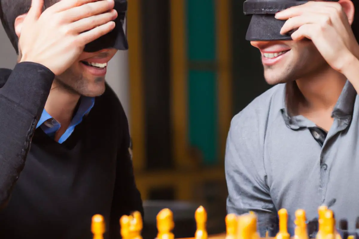 How to Play Chess Blindfolded. An unconventional way to even the