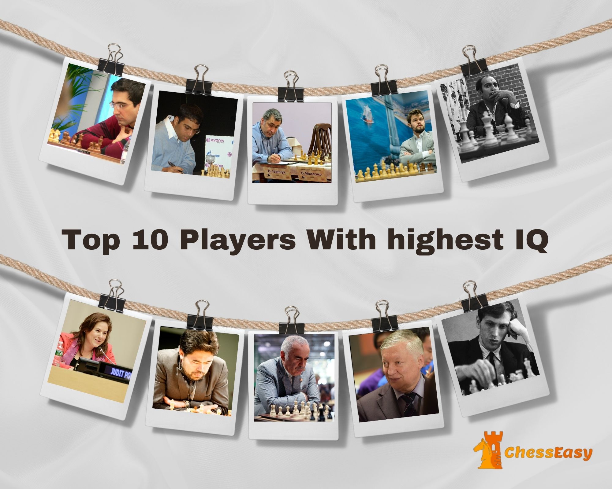 Top 100 People With The Highest IQ - P3.Judit Polgar (IQ 170) 